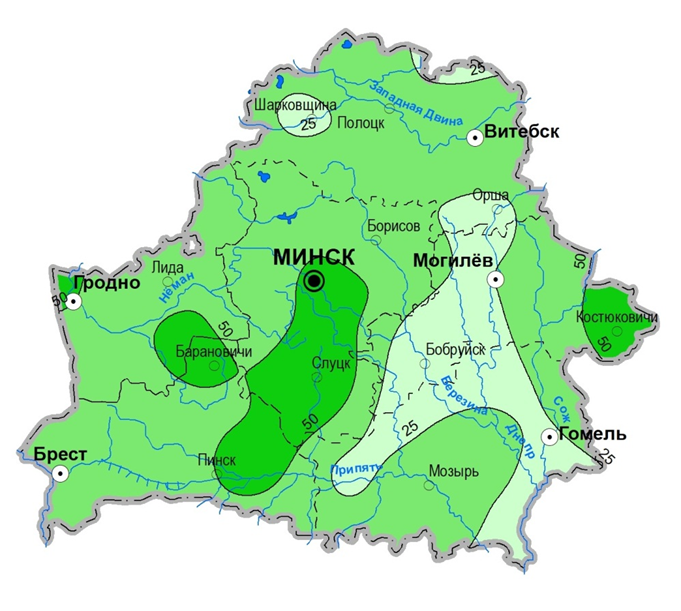 Карта осадков гродно в реальном времени